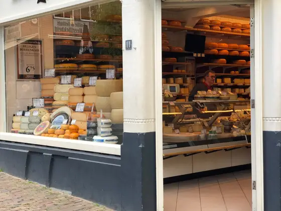 Een kaaswinkel in Utrecht